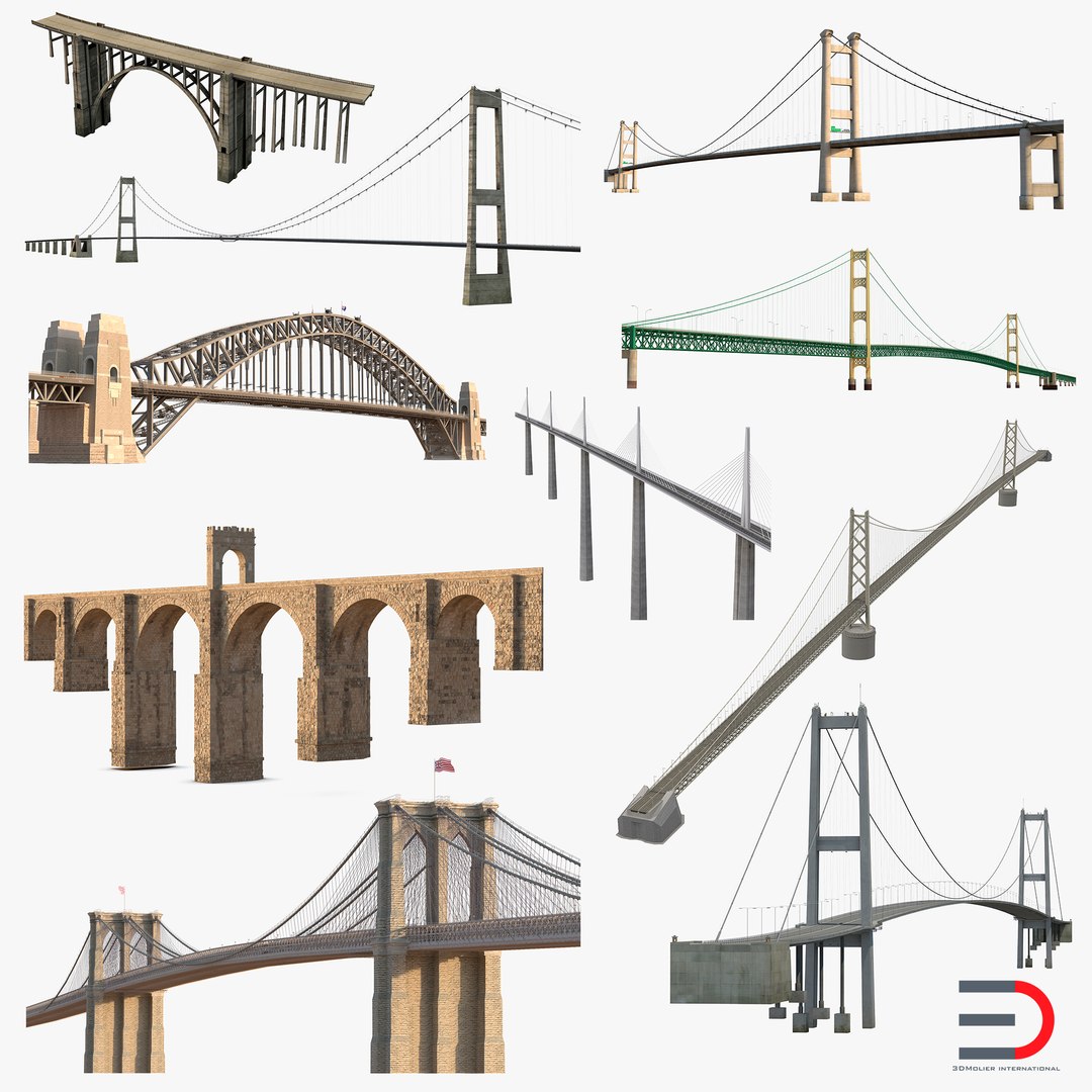 Bridges 3D Models Collection 4 3D model preview