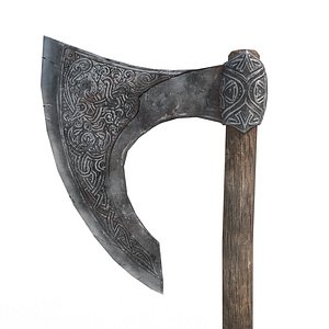 3D axe viking