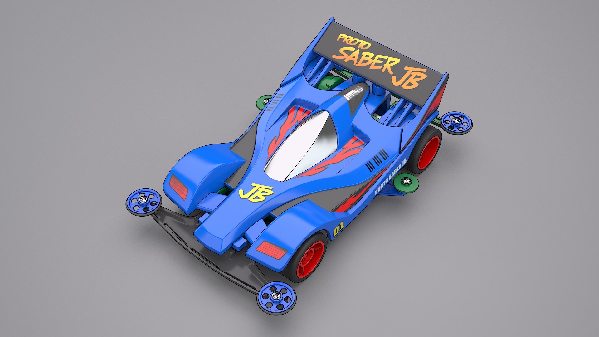 Tamiya 94648 JR Proto-Saber JB Spec Kit - Chip & Coin By Johnny Wong (Japan Import) - View #9