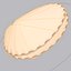 3d scallop shell