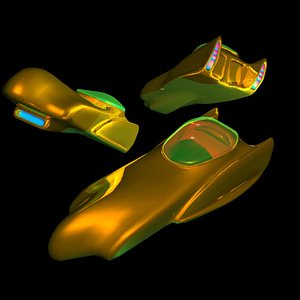 Fin 57 Cruiser 01 (Organic Space Cruiser) Model