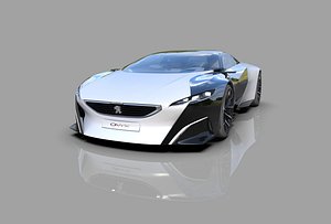 3D model Peugeot Onyx Concept HQinterior