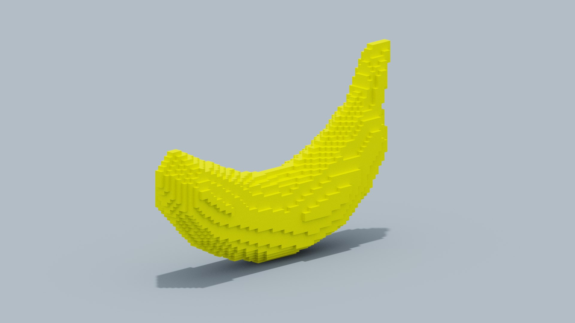 Voxel Banana 3D https://p.turbosquid.com/ts-thumb/R1/YMwz8e/1N/spin202207162019020011/png/1657993512/1920x1080/fit_q87/5ea8e33e7b6e5db1922eb12f0a87b07eb173267a/spin202207162019020011.jpg