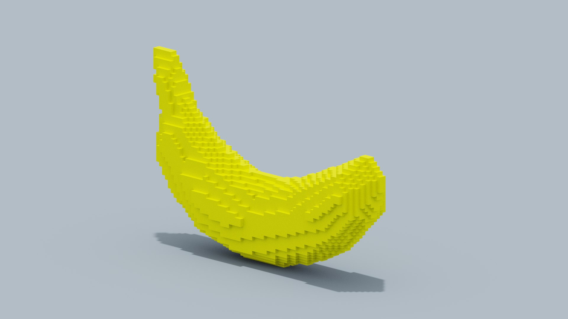 Voxel Banana 3D https://p.turbosquid.com/ts-thumb/R1/YMwz8e/ca/spin202207162019020008/png/1657993464/1920x1080/fit_q87/a84b72f92cace751aaeb75cd6ff741450f27b4f1/spin202207162019020008.jpg
