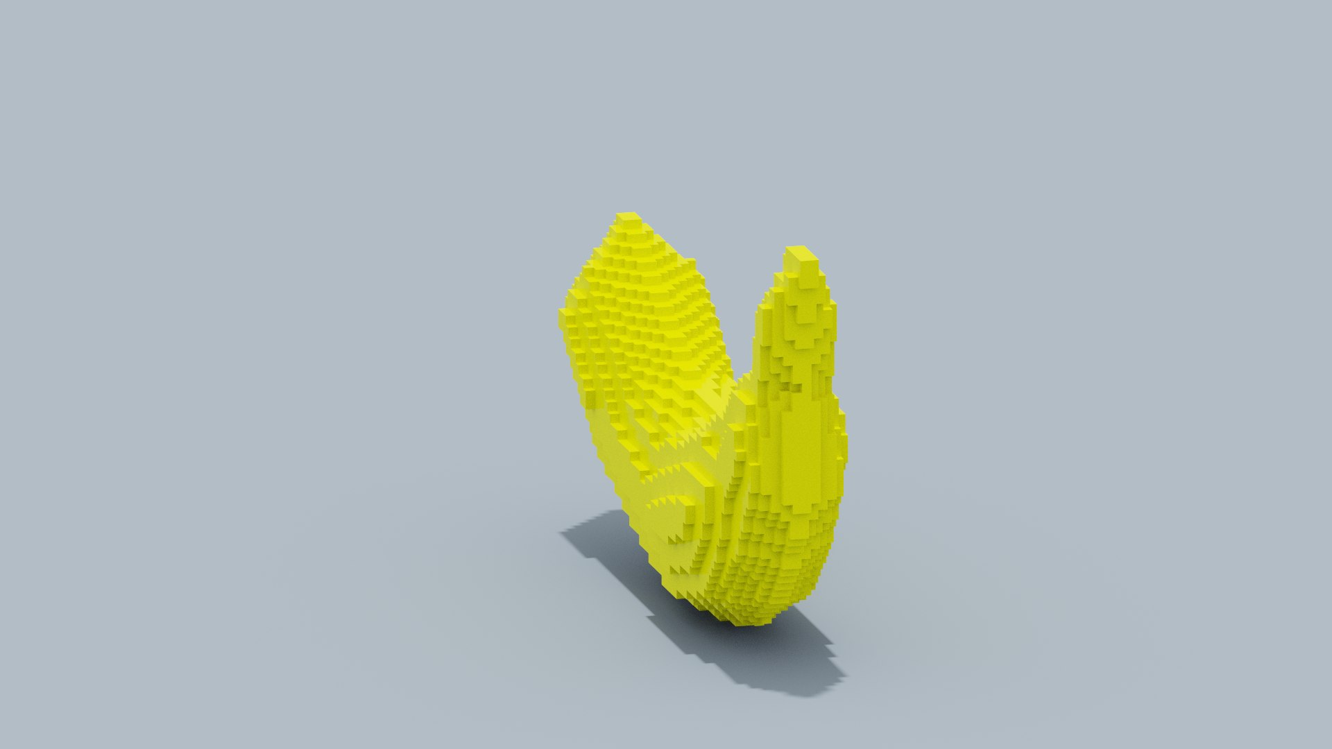 Voxel Banana 3D https://p.turbosquid.com/ts-thumb/R1/YMwz8e/ta/spin202207162019020003/png/1657993388/1920x1080/fit_q87/a5bfafd0b3fe1b221c1e95c658473d37d6fa6ae4/spin202207162019020003.jpg