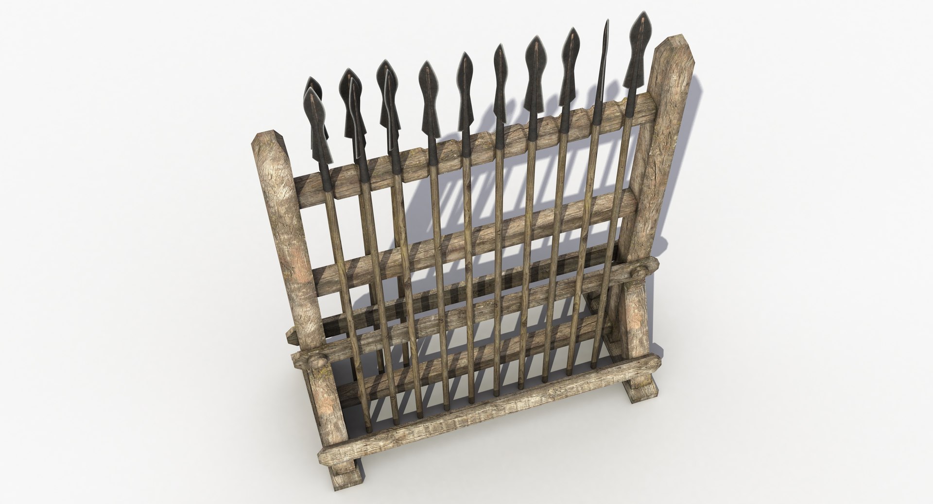Spear Rack 3D - TurboSquid 1351047