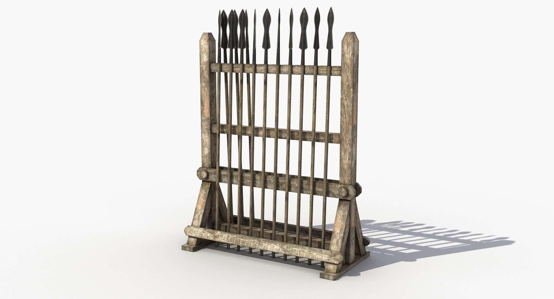 Spear Rack 3D - TurboSquid 1351047