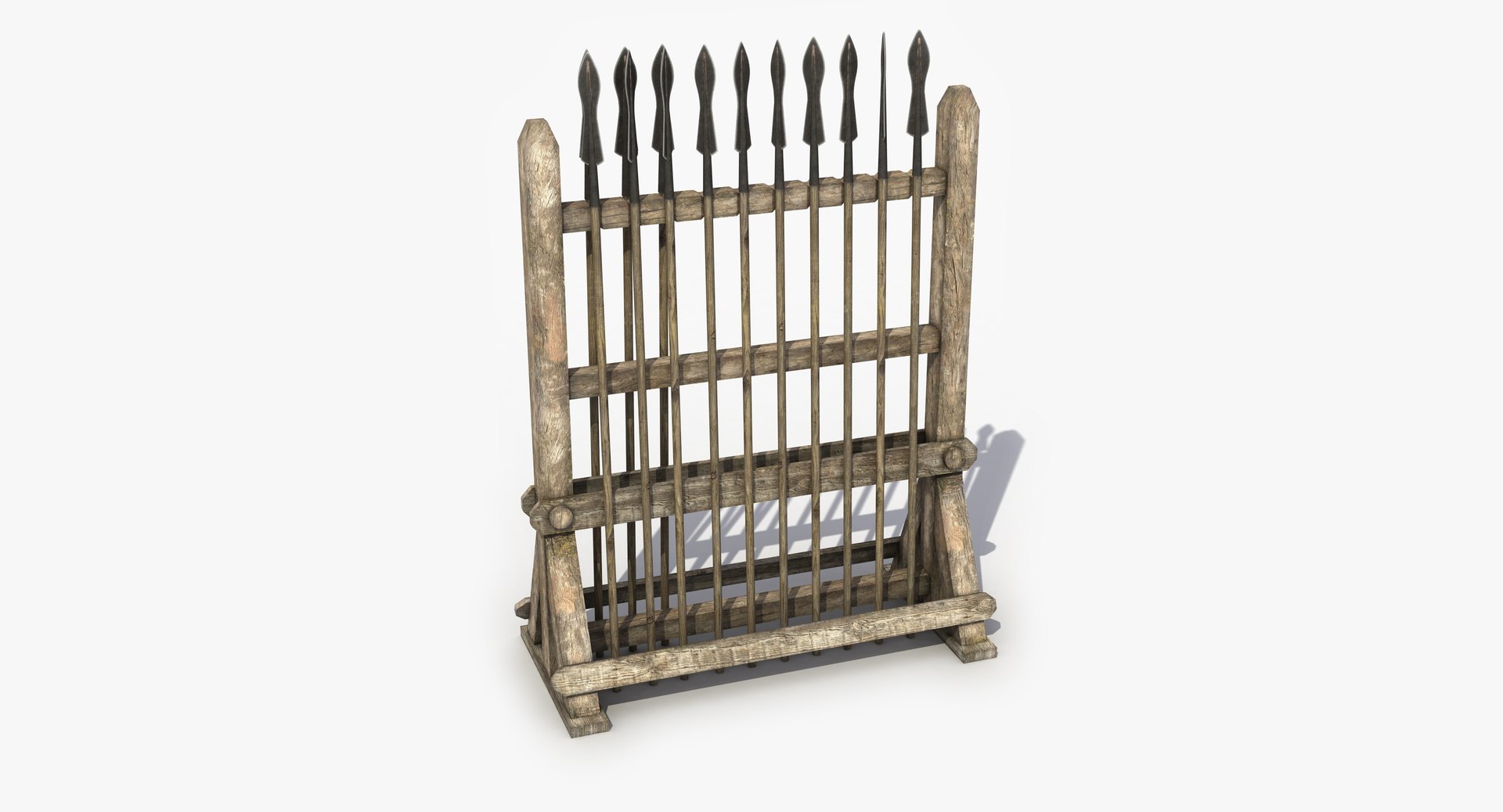 Spear Rack 3D - TurboSquid 1351047