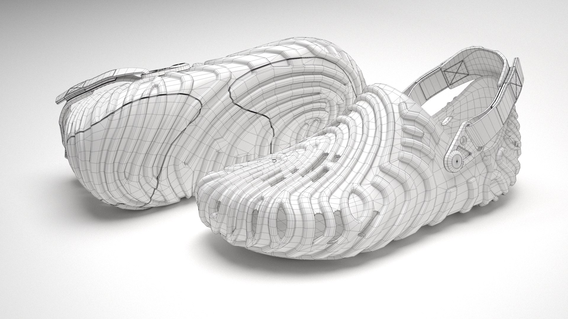 Crocs Pollex Clog Brown 3D TurboSquid 2285817