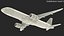 3D Comac C919 Narrow Body Airliner