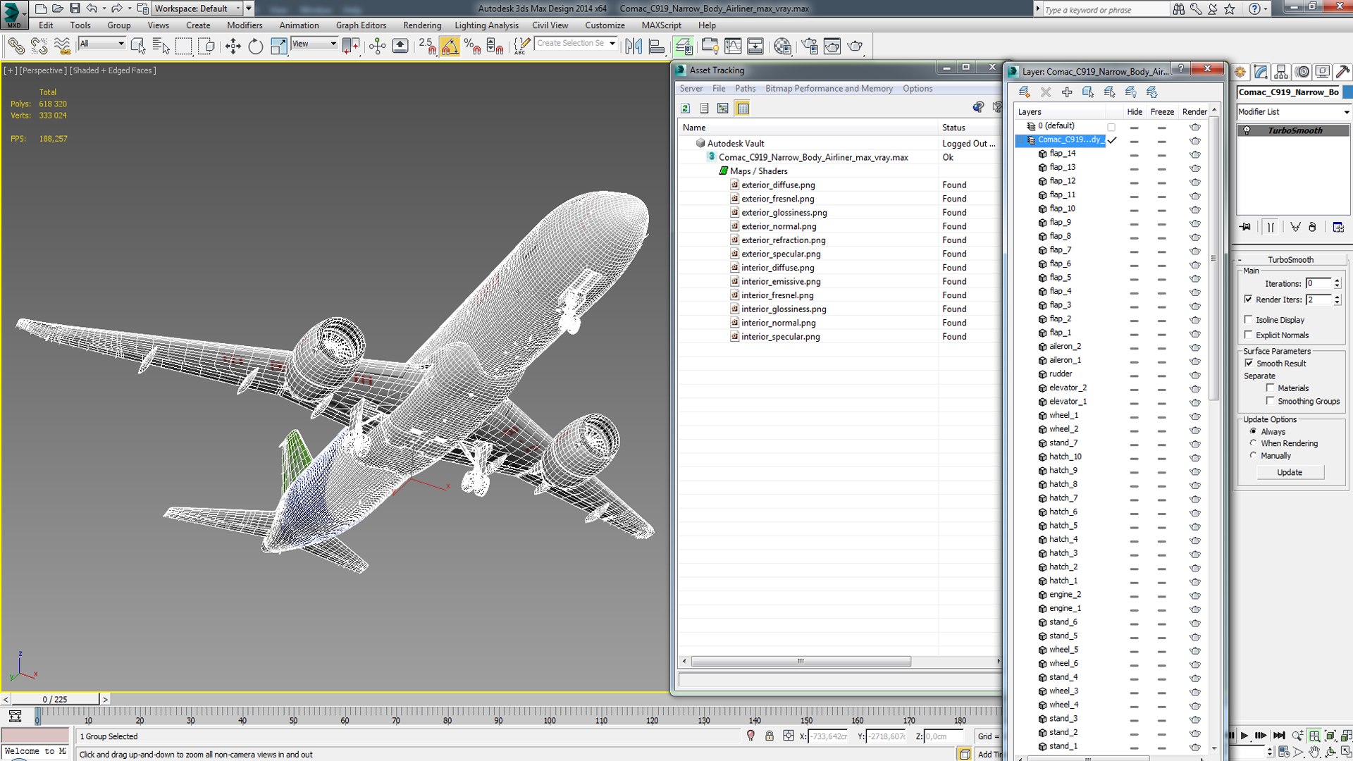 3D Comac C919 Narrow Body Airliner - TurboSquid 1772670