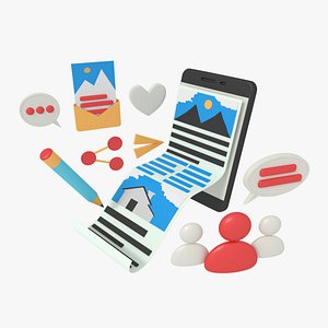 Create content and share on social media
