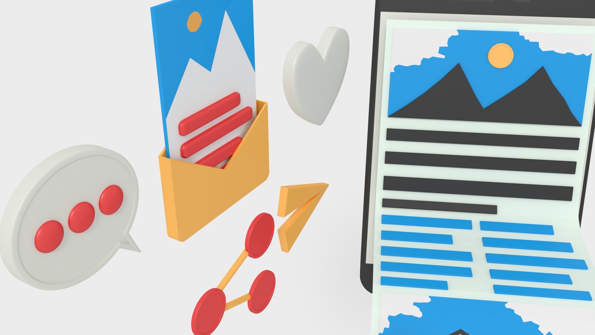 3D Create Content And Share On Social Media - TurboSquid 1997827