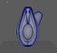 Avocado Low-Poly 3D-Modell