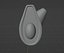 Avocado Low-Poly 3D-Modell