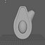 Avocado Low-Poly 3D-Modell