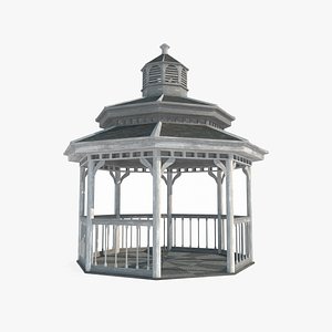 Garden landscape pavilion 3D model