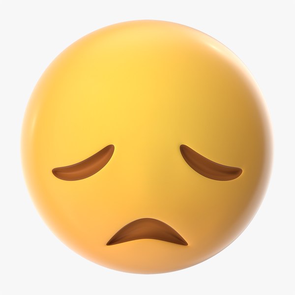 disappointed face emoji 3D