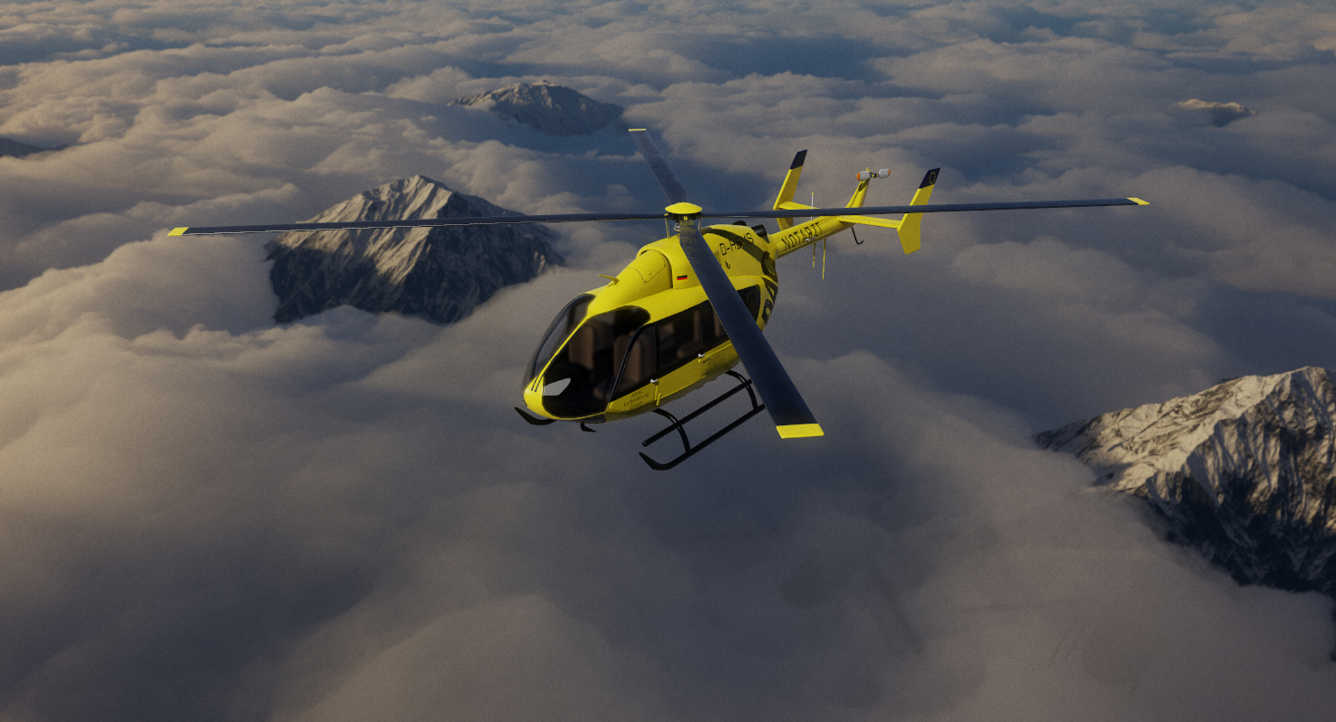 3D Eurocopter Ec 145 Model - TurboSquid 1421850