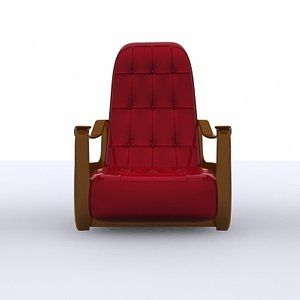 3d armchair chair latex model