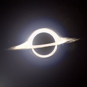 Black Hole Gargantua Interstellar