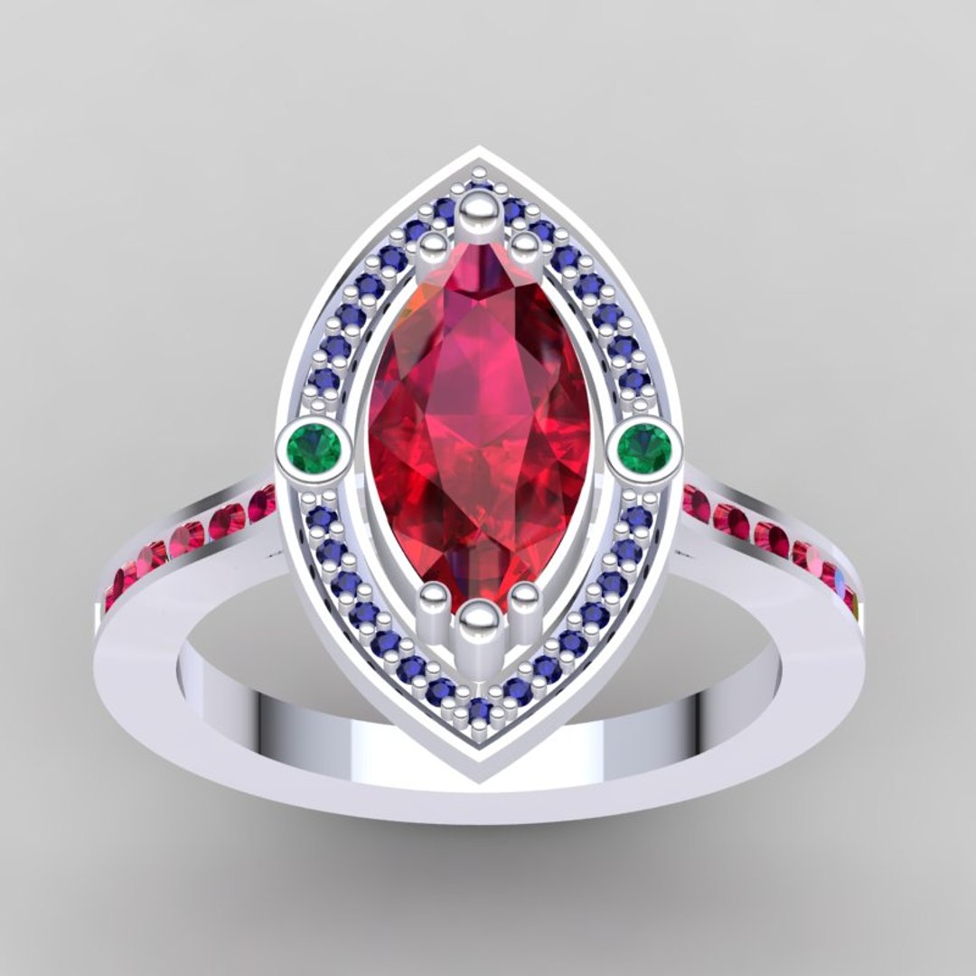 3d Dxf Designer Ring