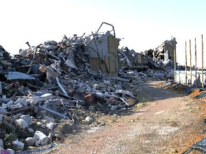 Construction site 3D model