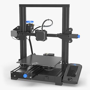 Creality Ender-3 V2 Desktop FDM Printer Rigged