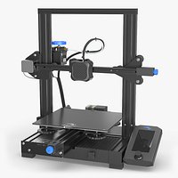 Creality Ender-3 V2 Desktop FDM Printer Rigged