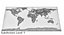 Mapa topográfico mundial con cuenca