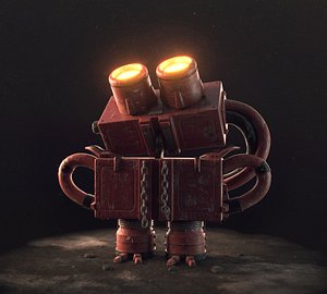mini robot 3D model
