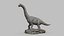 3D Brachiosaurus Statue model