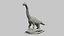 3D Brachiosaurus Statue model
