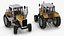 3D Farm Tractor Rigged model