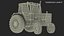 3D Farm Tractor Rigged model