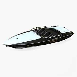 Speedboat Low-poly PBR