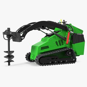 3D mini skid steer loader
