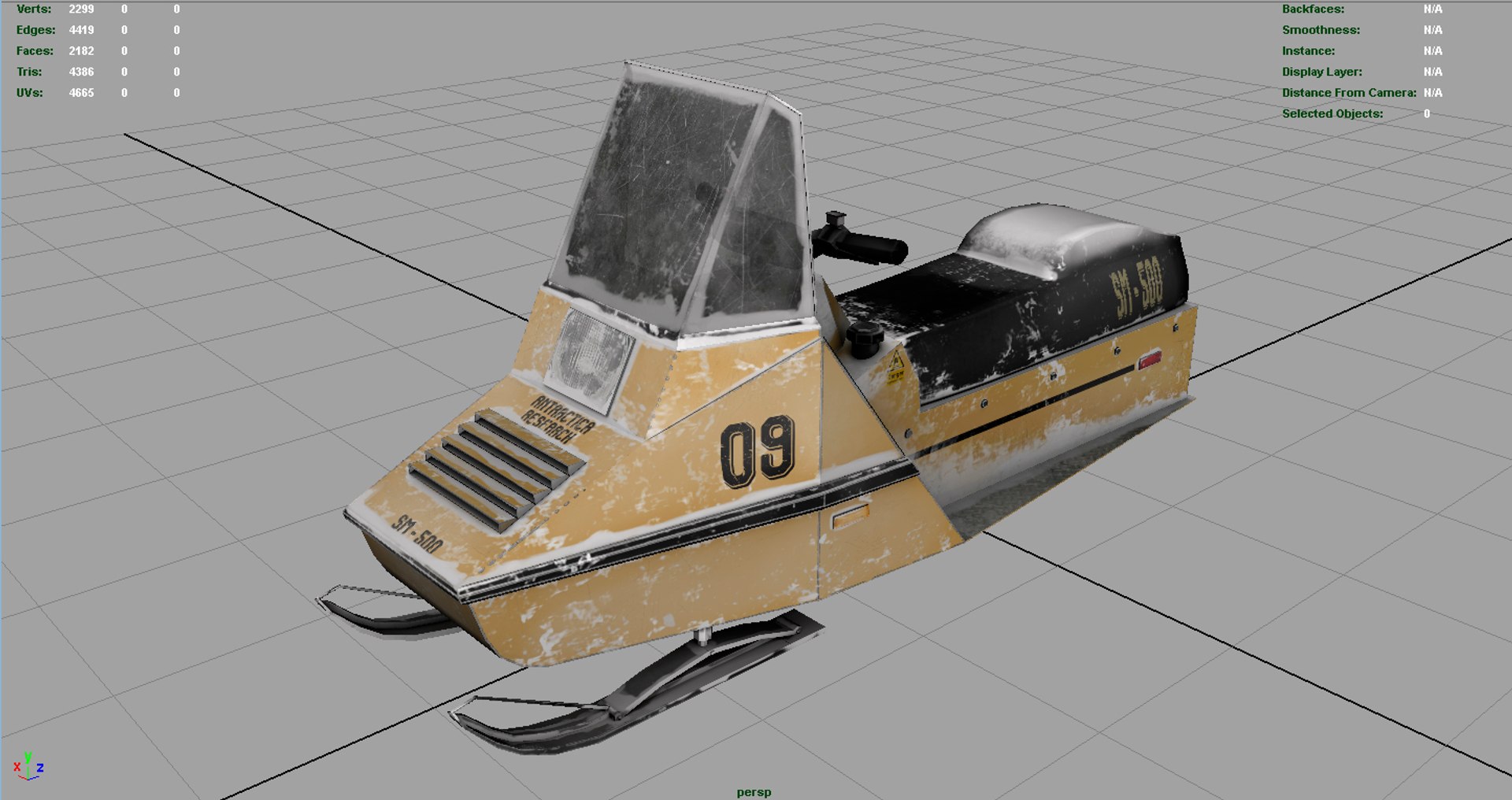 3D Model Snowmobile Vehicle Transport - TurboSquid 1348722