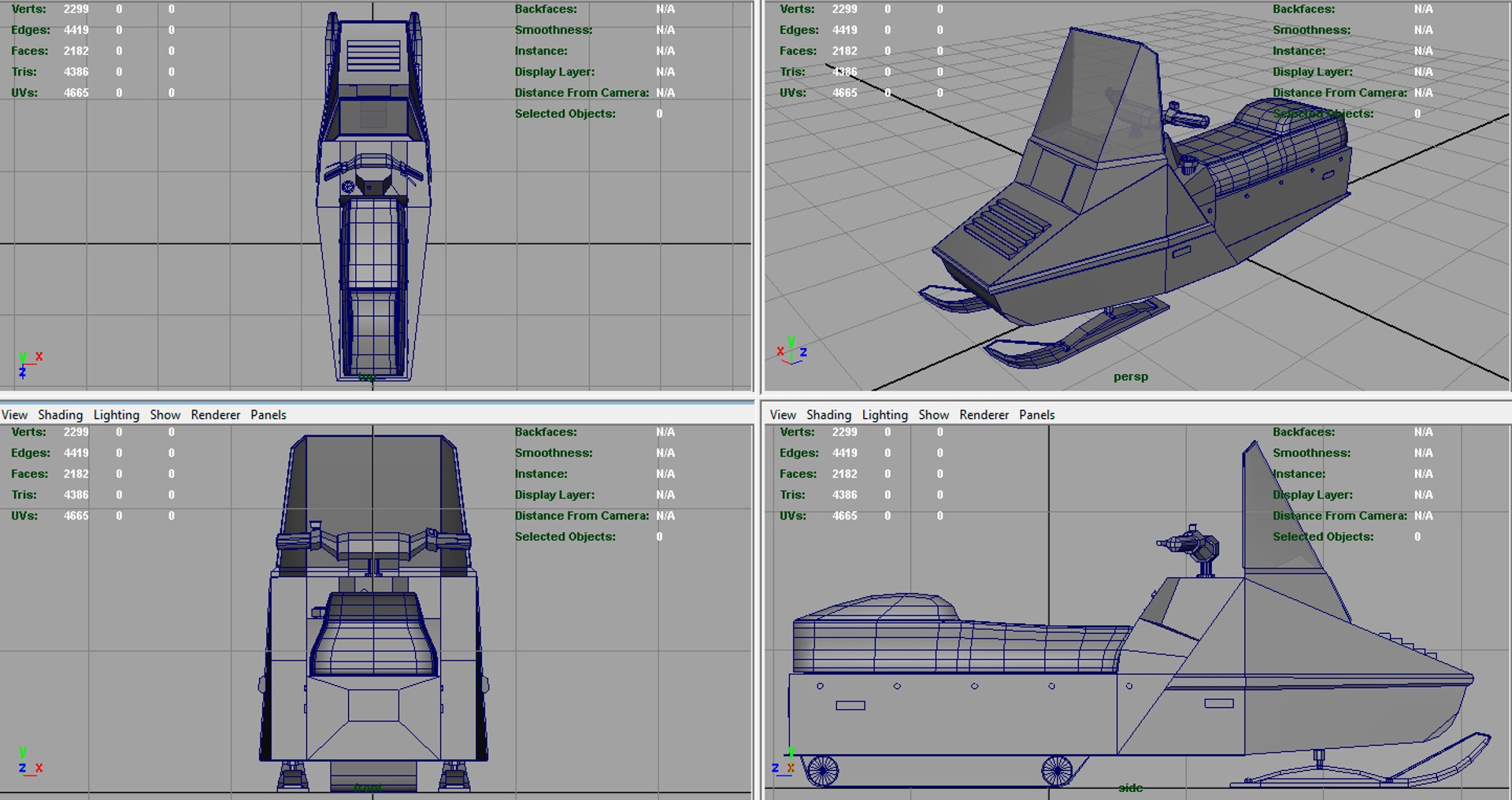 3D Model Snowmobile Vehicle Transport - TurboSquid 1348722