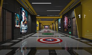 Cinema Hallway 03