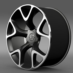 opel insignia opc 3d model
