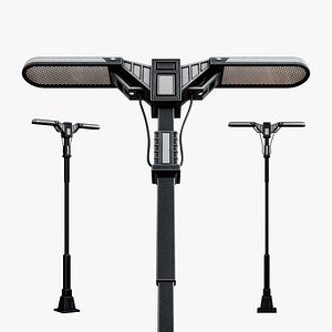 Sci-Fi Streetlight Low-poly 3D model