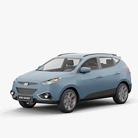 Hyundai IX35 2010 lowpoly