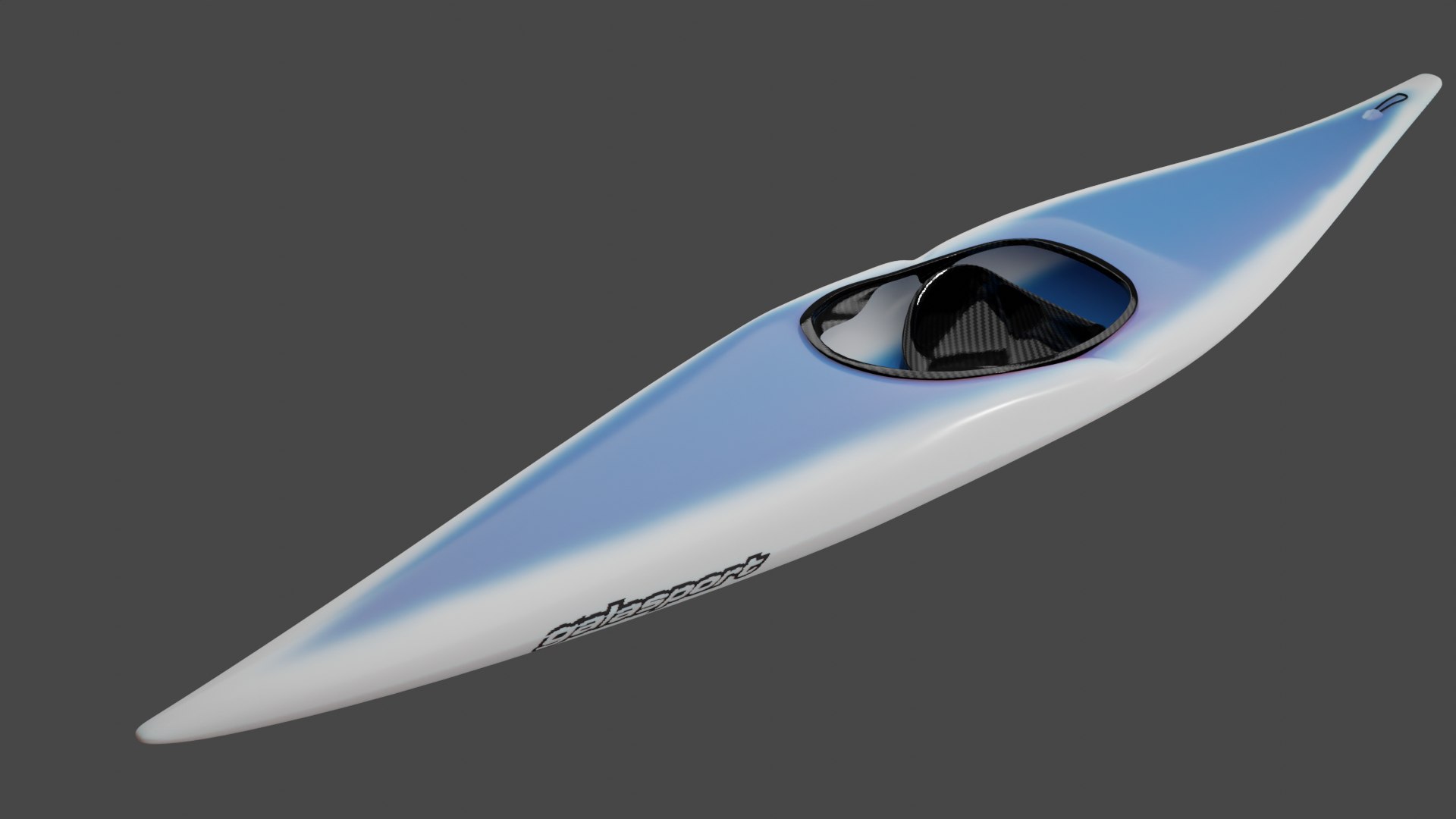 Slalom Kayak 3D Model TurboSquid 2022578