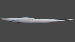 Slalom kayak 3D model