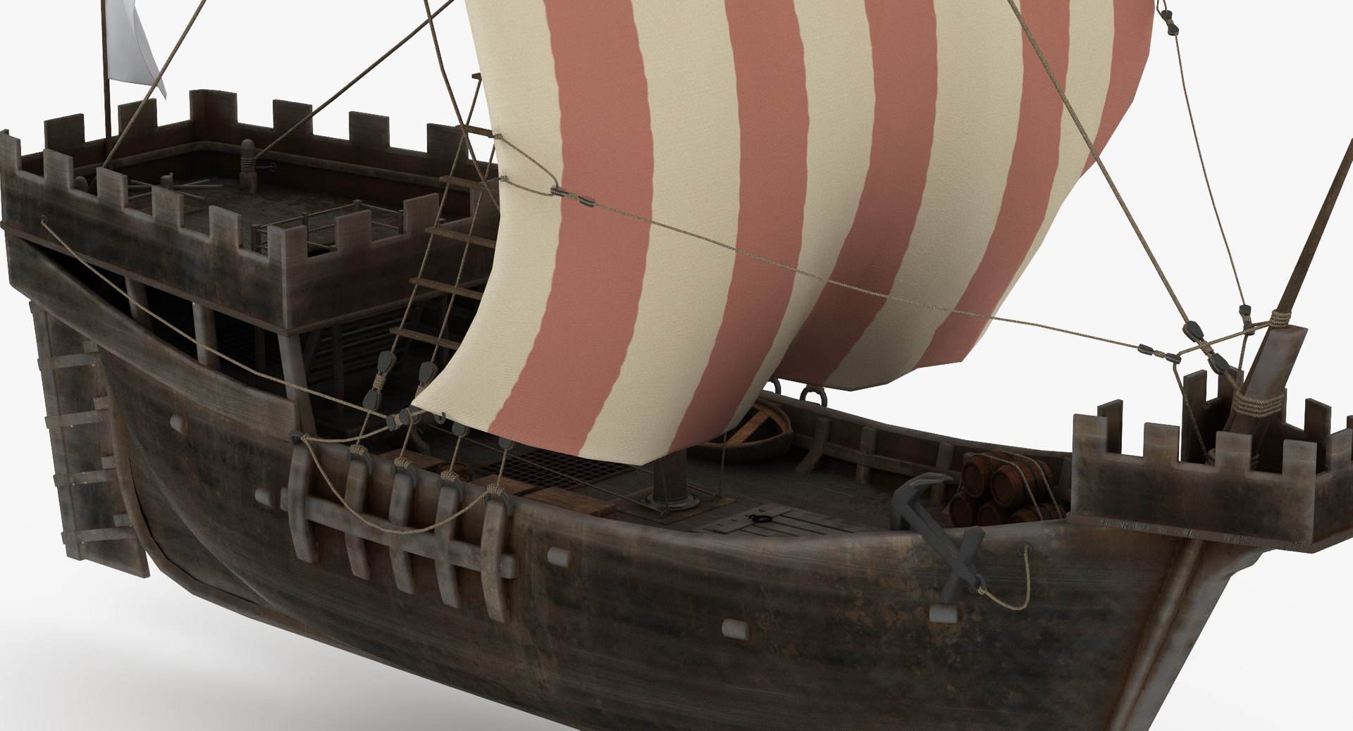 Medieval Ship Cog 3D - TurboSquid 1149651
