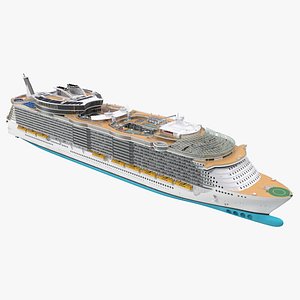 Luxury Cruise Ship Rigged for Maya