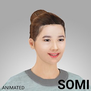 3D rigged female -
