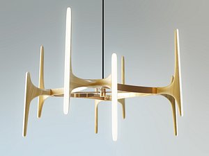 Chandelier Ash and Onyx
