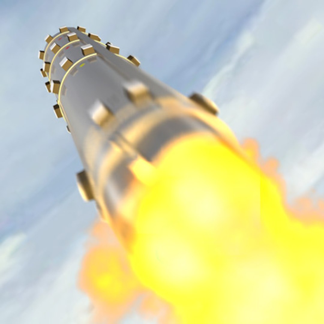 Intercontinental Ballistic Missile Ssn7 3d Max